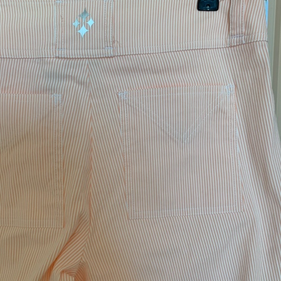 JoFit Orange/White Striped Golf Pants sz 2 - Picture 6 of 6
